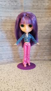 Little Big Eyes Doll Purple Hair